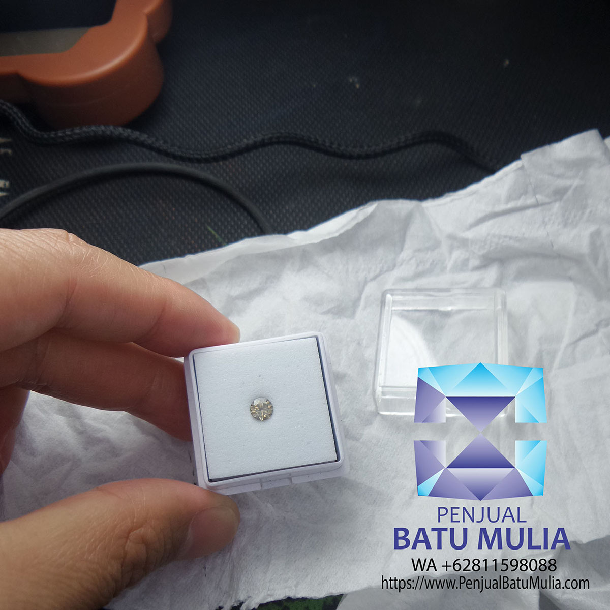 Grey Diamond Berlian warna Grey